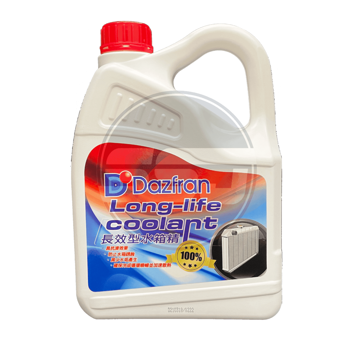 Dazfran Long-Life coolant 長效型水箱精 100%(紅色)
